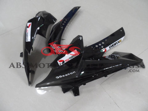 Suzuki GSXR1000 (2009-2016) Black & White Beacon Fairings