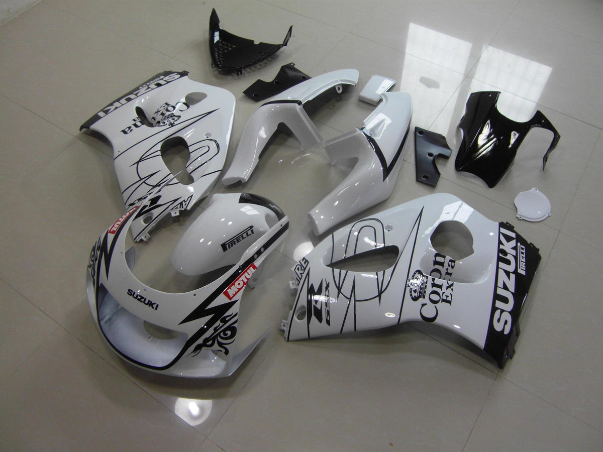 Suzuki GSXR750 (1996-1999) White & Black Corona Fairings