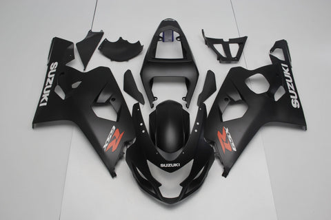 Suzuki GSXR750 (2004-2005) Matte Black, White & Red Fairings