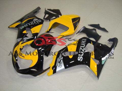 Suzuki GSXR750 (2000-2003) Black & Yellow Fairings