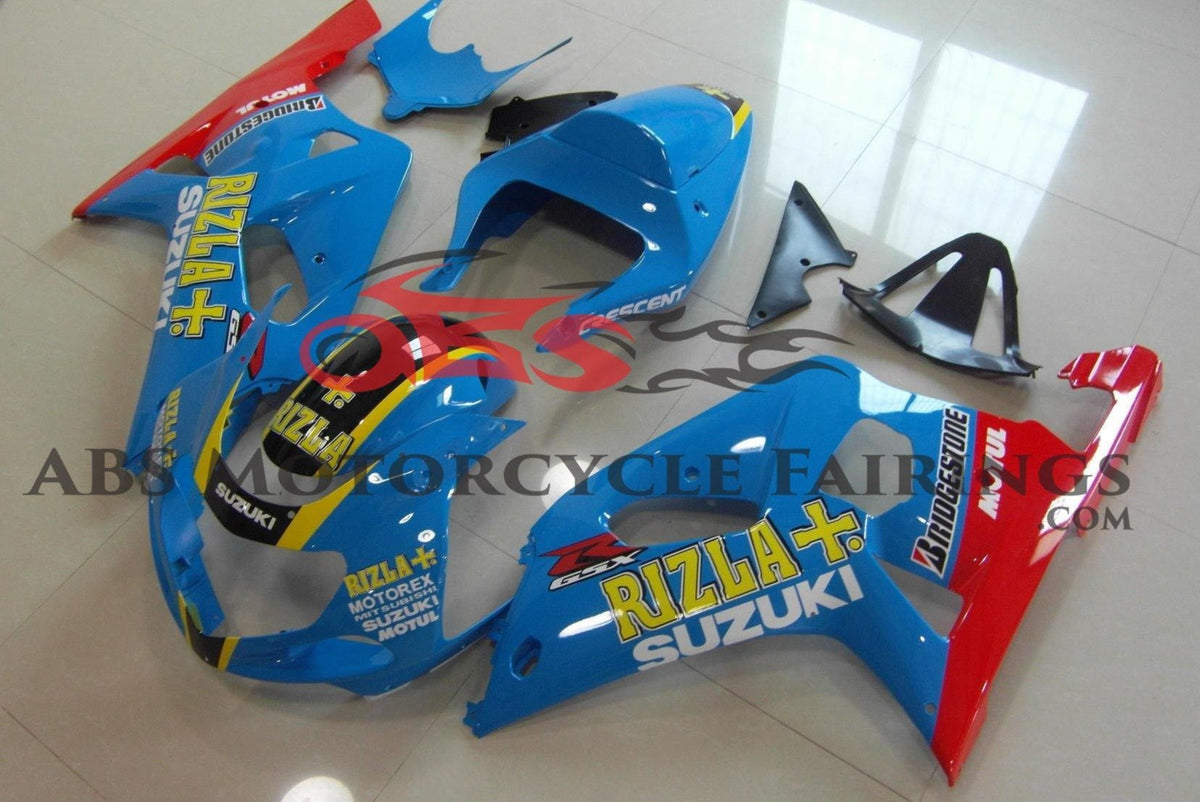 Suzuki GSXR750 (2000-2003) Light Blue Rizla Fairings