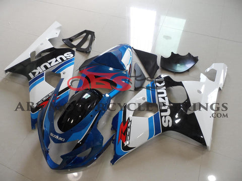 Suzuki GSXR750 (2004-2005) Dark Blue, White & Black Fairings