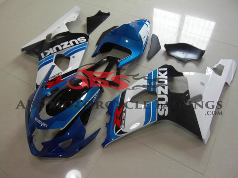 Suzuki GSXR750 (2004-2005) Dark Blue, White & Black Fairings