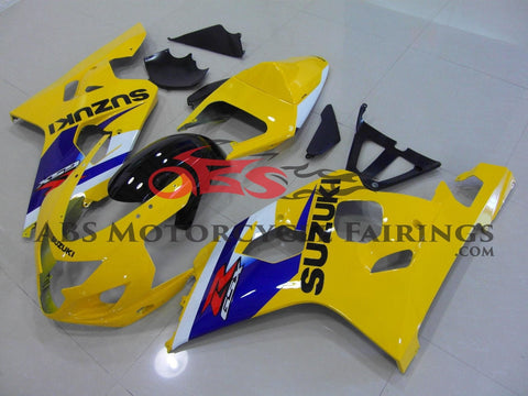 Suzuki GSXR750 (2004-2005) Yellow, Blue & White Fairings