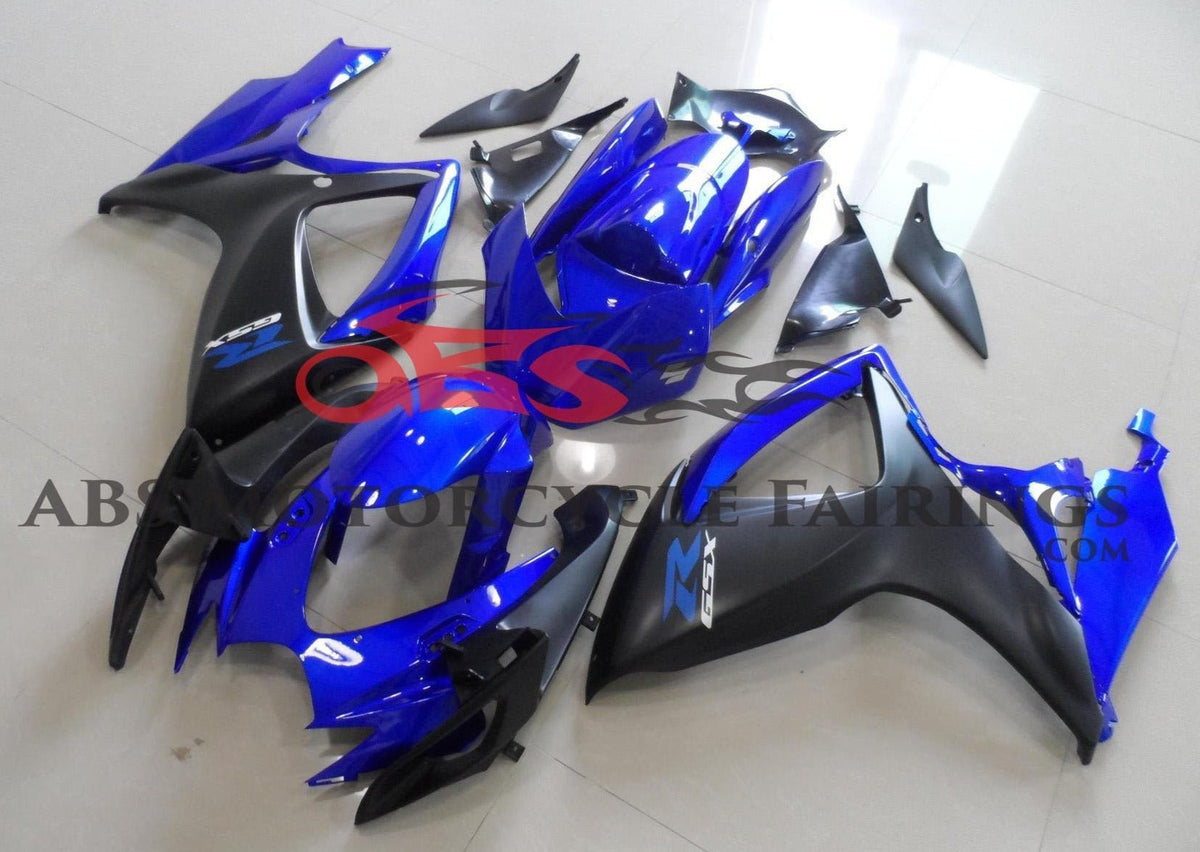 Suzuki GSXR750 (2006-2007) Blue & Matte Black Fairings