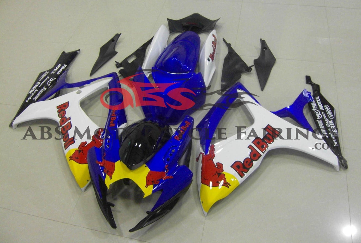 Suzuki GSXR750 (2006-2007) Blue & White RedBull Fairings