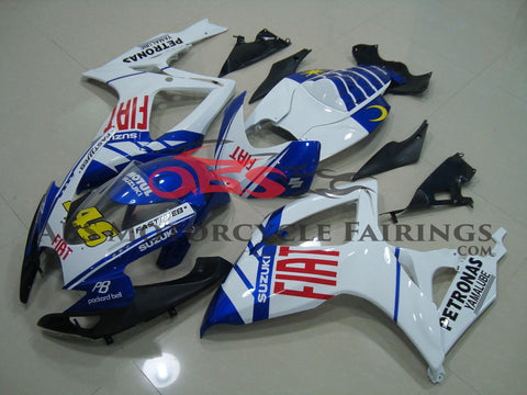 Suzuki GSXR750 (2006-2007) White & Blue FIAT Fairings