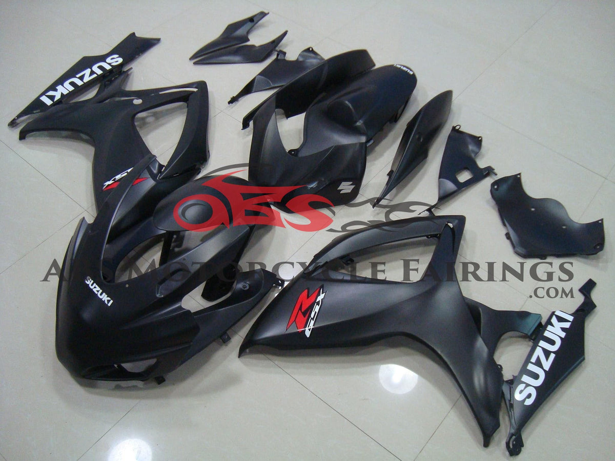 Suzuki GSXR750 (2006-2007) Matte Black Race Fairings