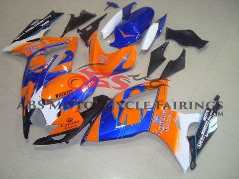 Suzuki GSXR750 (2006-2007) Orange & Blue Corona Fairings