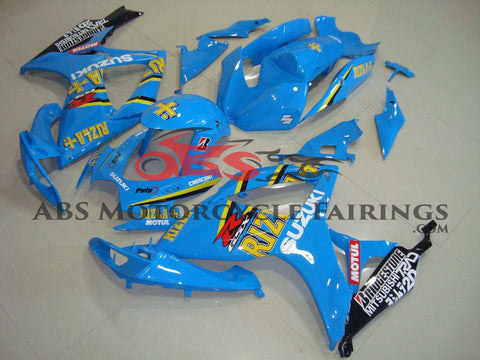 Suzuki GSXR750 (2006-2007) Light Blue Rizla Fairings