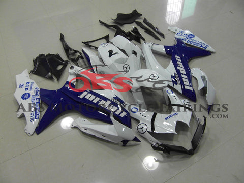 Suzuki GSXR600 (2008-2010) White & Blue Michael Jordan Fairings