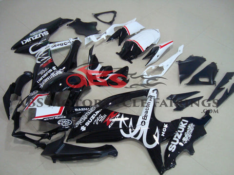 Suzuki GSXR600 (2008-2010) Black & White Beacon Fairings