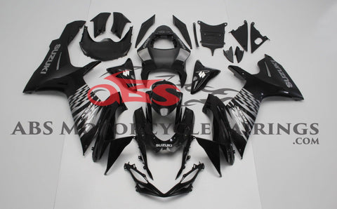 Suzuki GSXR750 (2011-2023) Black & Silver Fairings