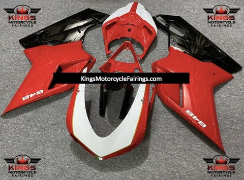 Ducati 848 (2007-2014) Red, White & Black Fairings