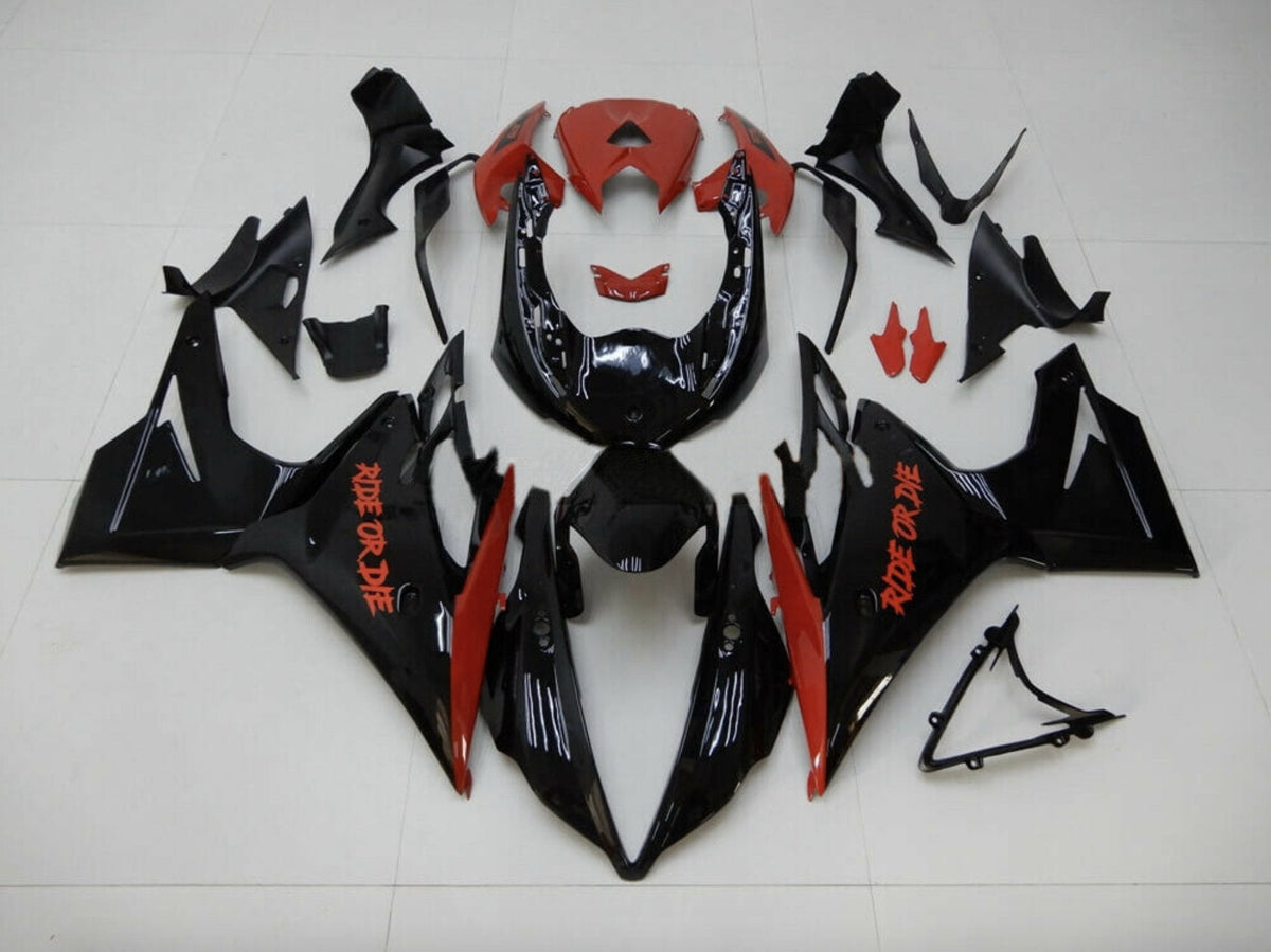 Triumph Daytona 675 (2013-2016) Black & Red Ride or Die Fairings