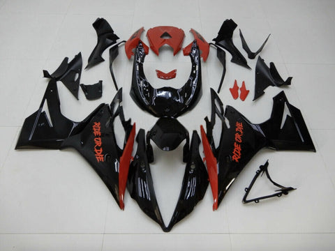 Triumph Daytona 675 (2013-2016) Black & Red Ride or Die Fairings