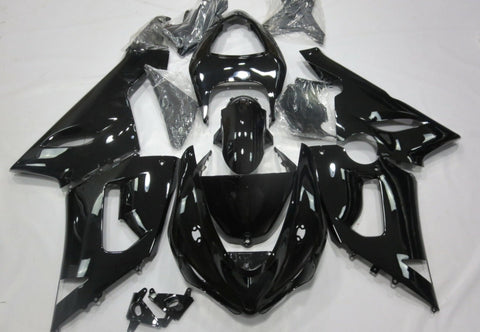 Fairing kit for a Kawasaki ZX6R 636 (2005-2006) Gloss Black