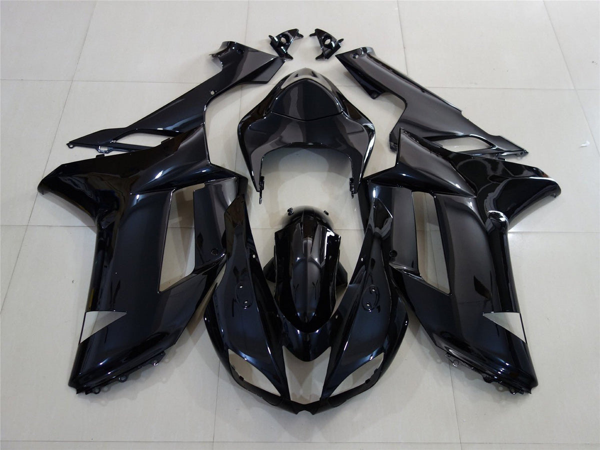 Fairing kit for a Kawasaki Ninja ZX6R 636 (2007-2008) All Black