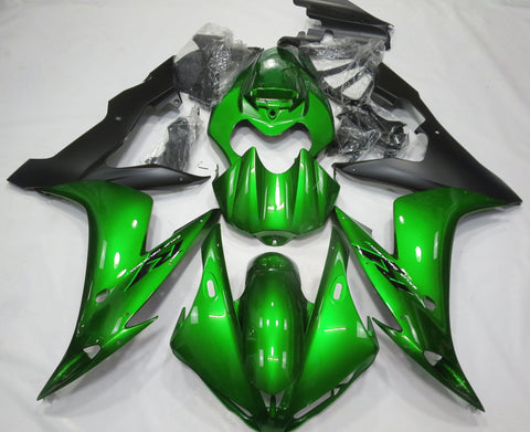 Yamaha YZF-R1 (2004-2006) Green & Matte Black Fairings