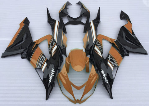 Fairing kit for a Kawasaki ZX6R 636 (2013-2018) Orange, Black, White & Gray