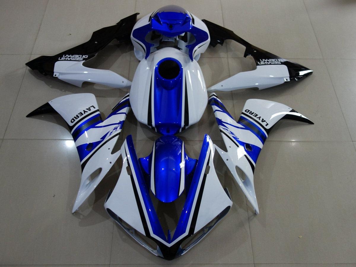 Yamaha YZF-R1 (2004-2006) White, Blue & Black Fairings