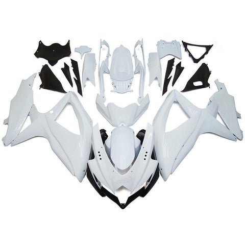 Suzuki GSXR600 (2008-2010) Gloss White Fairings