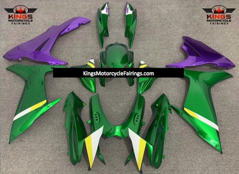 Suzuki GSXR750 (2011-2023) Green, Purple, Yellow & White Fairings