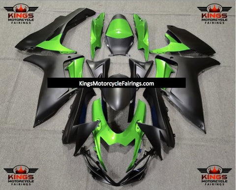 Suzuki GSXR750 (2011-2023) Green & Matte Black Fairings