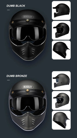 Matte Gray Broken Heart Beasley Motorcycle Helmet