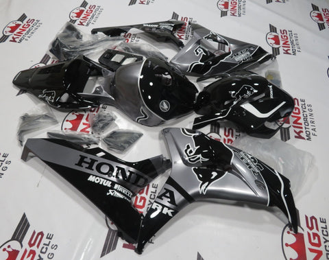 Honda CBR1000RR (2006-2007) Black, Silver & White RedBull Fairings