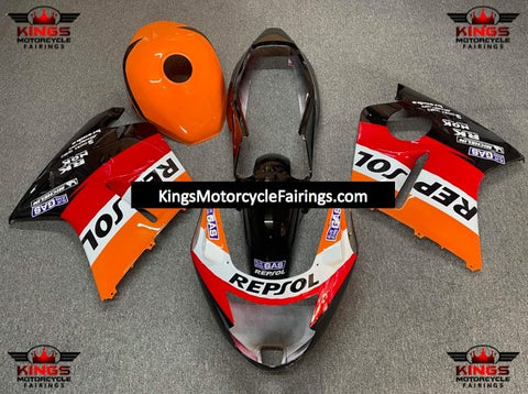 HONDA CBR1100XX Super Blackbird (1996-2007) Orange, Black, Red & White Repsol Fairings