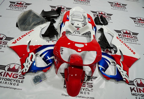 HONDA CBR900RR 893 (1996-1997) RED, WHITE & BLUE FAIRINGS