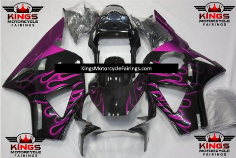 HONDA CBR900RR 954 (2002-2003) Black & Pink Flame Fairings