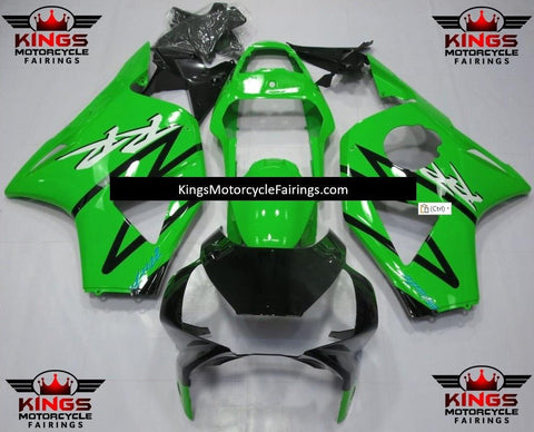 HONDA CBR900RR 954 (2002-2003) Green, Black & White Fairings