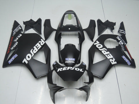 HONDA CBR900RR 954 (2002-2003) Matte Black & White Repsol Fairings