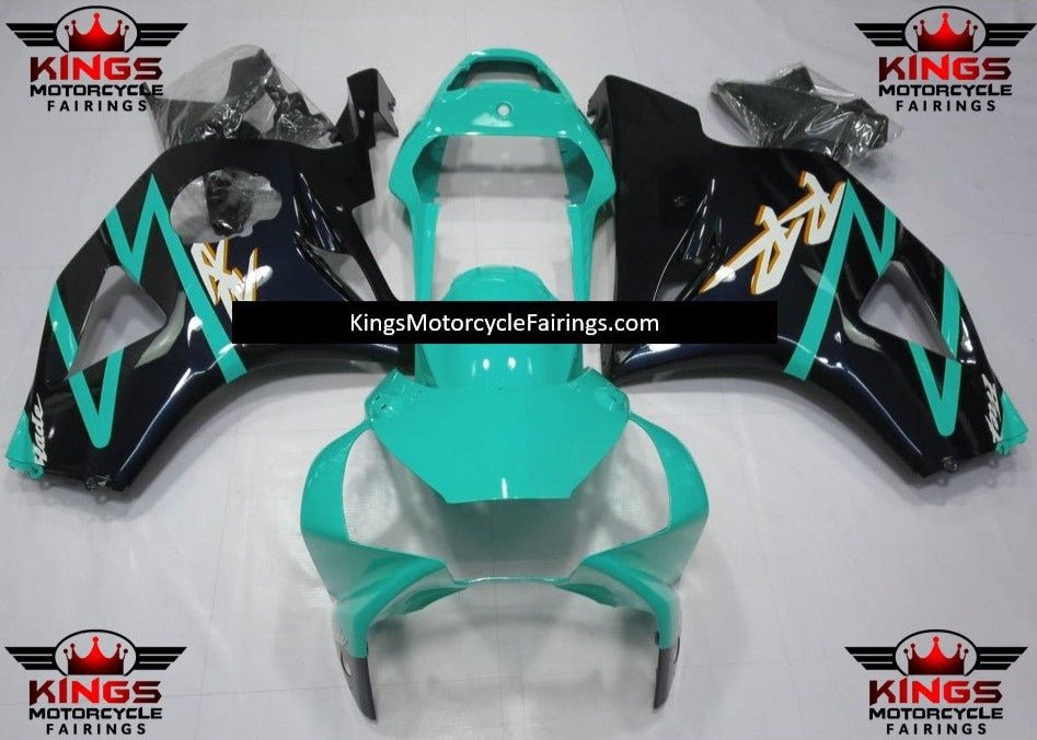 HONDA CBR900RR 954 (2002-2003) Mint Green & Black Fairings