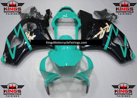 HONDA CBR900RR 954 (2002-2003) Mint Green & Black Fairings