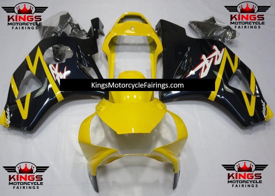 HONDA CBR900RR 954 (2002-2003) Yellow, Black & White Fairings