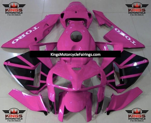 Honda CBR600RR (2005-2006) Pink & Black TORO Fairings