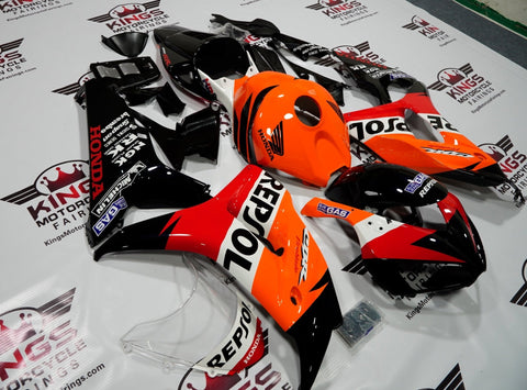 Honda CBR1000RR (2006-2007) Black, Orange, Red & White Repsol Fairings