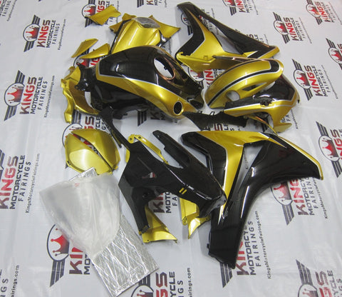 Honda CBR1000RR (2008-2011) Black & Gold Fairings