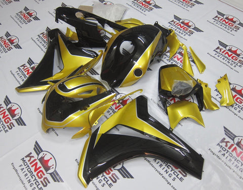 Honda CBR1000RR (2008-2011) Black & Gold Fairings