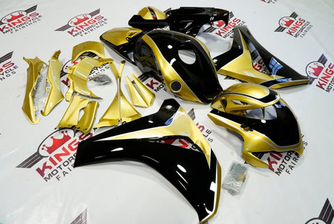 Honda CBR1000RR (2008-2011) Black & Gold Fairings