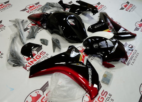 Honda CBR1000RR (2008-2011) Black, Red & White Mugen Fairings