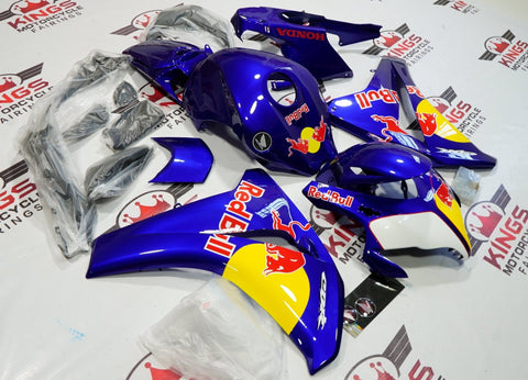 Honda CBR1000RR (2008-2011) Blue, Red, Yellow & White RedBull Fairings