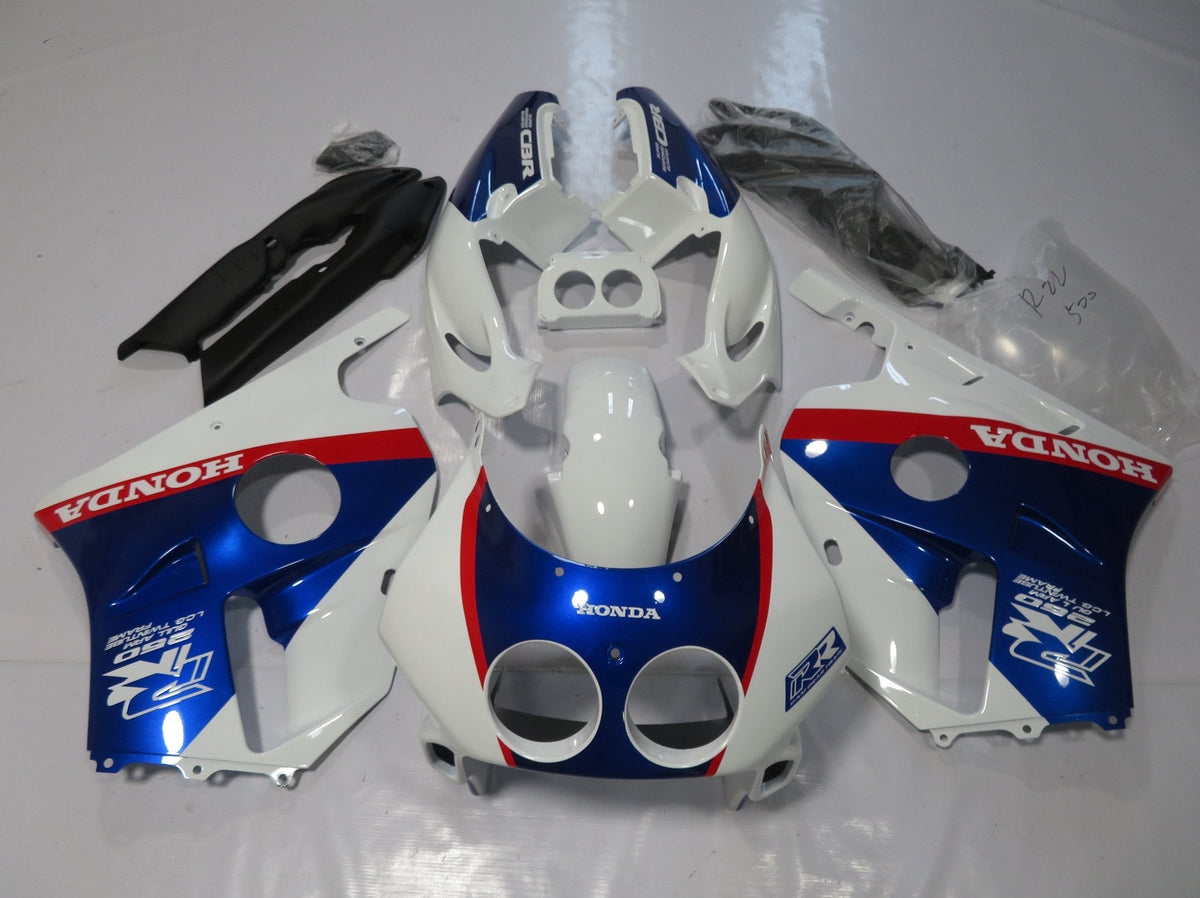 Honda CBR250 MC22 (1990-1998) White, Blue & Red Fairings