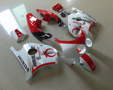 Honda CBR250 MC22 (1990-1998) White, Red & Black Pramac Fairings