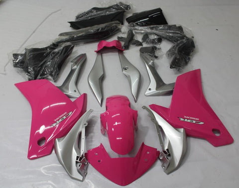 HONDA CBR250R (2011-2014) PINK & SILVER FAIRINGS