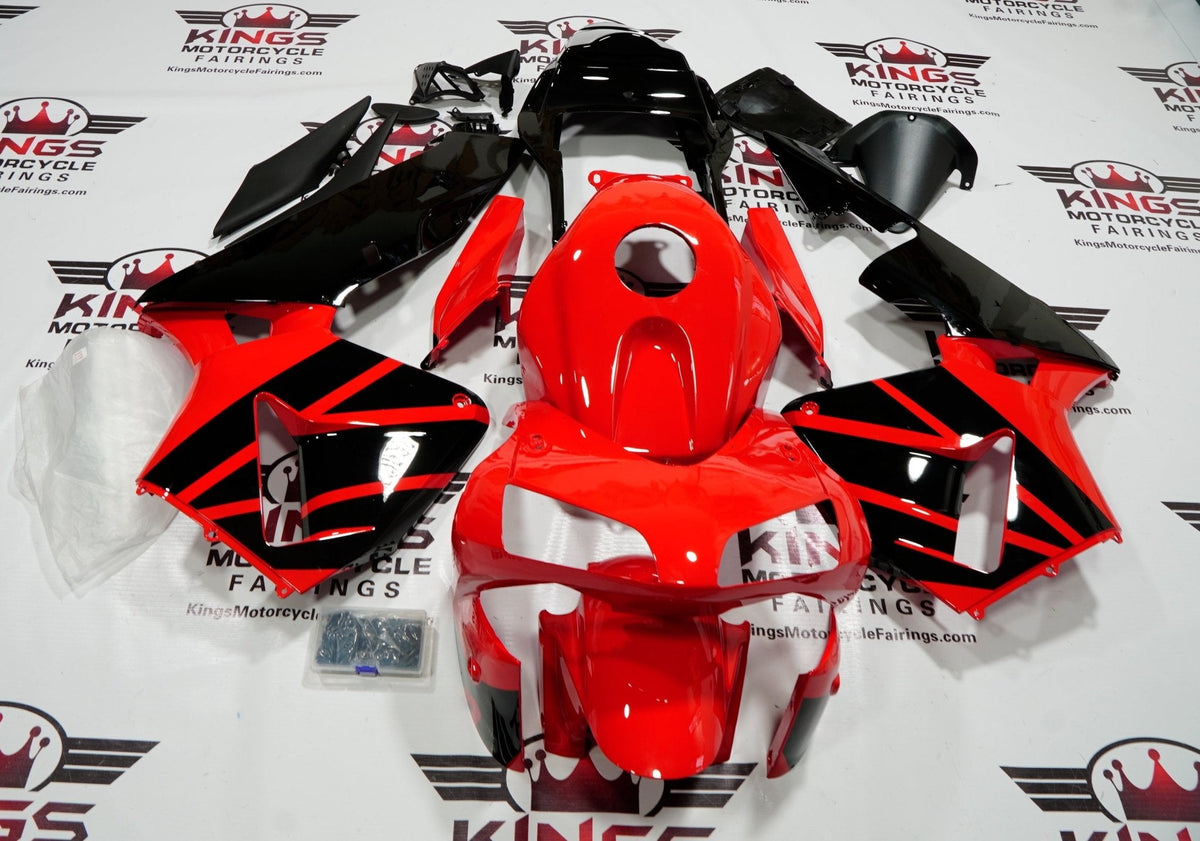 Honda CBR600RR (2003-2004) Black & Red Fairings