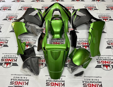 Honda CBR600RR (2003-2004) Green & Matte Black Fairings